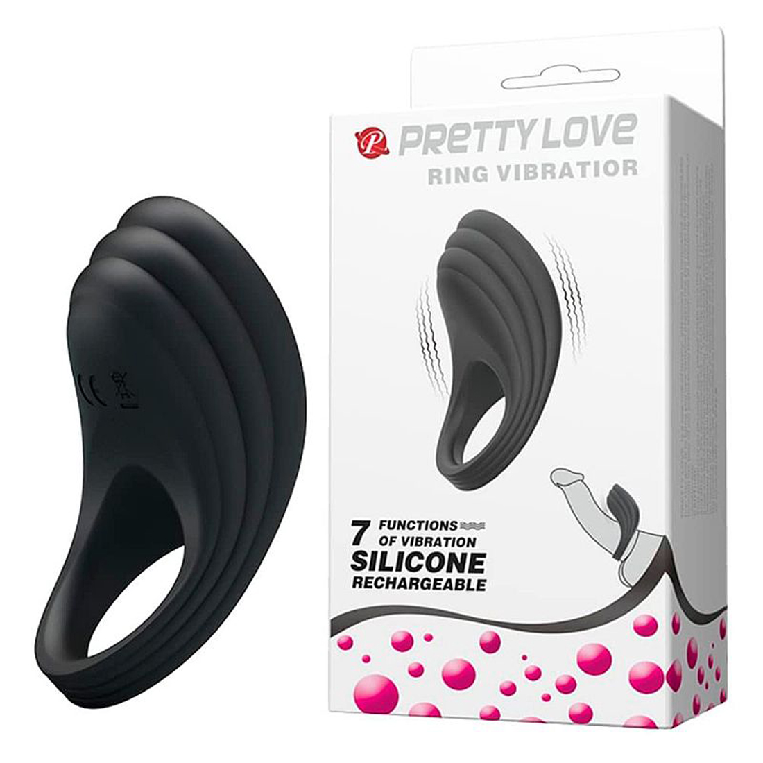 Anel Peniano Recarregável - Ring Vibrator - Pretty Love