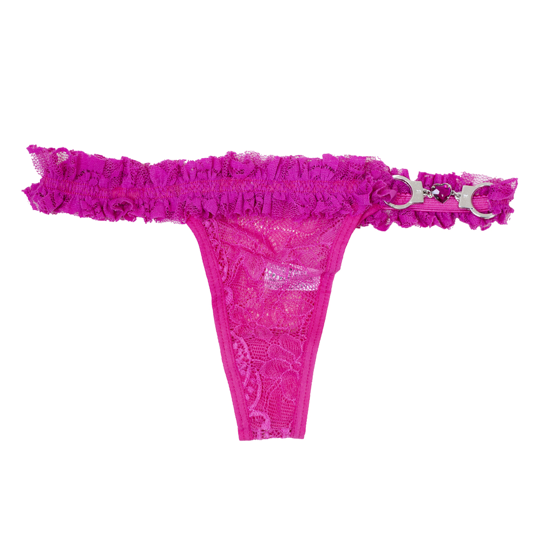 Calcinha c/ Detalhe Algema Toda em Renda - Pink GG