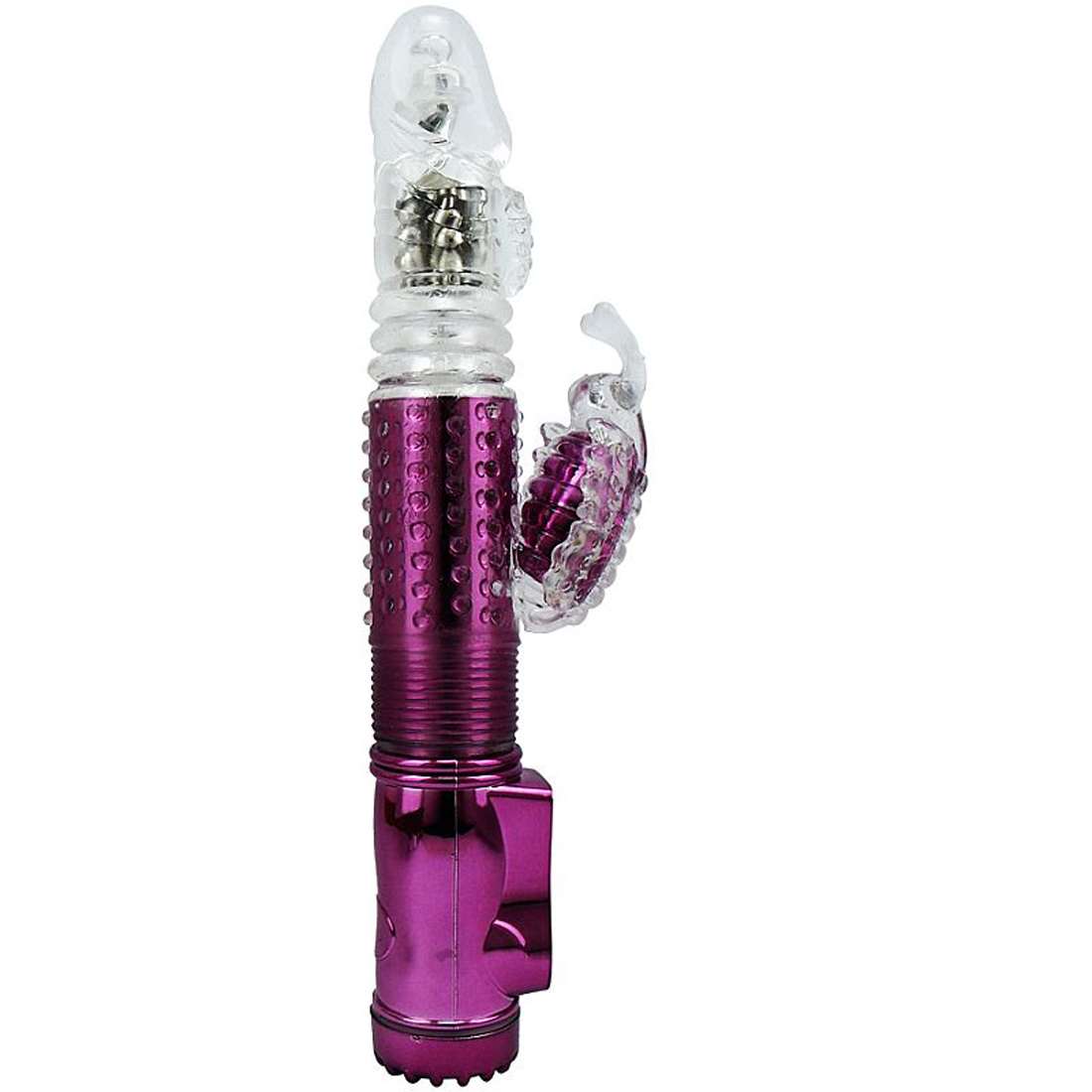 Vibrador Rotativo Vai e Vem a Pilha - Roxo