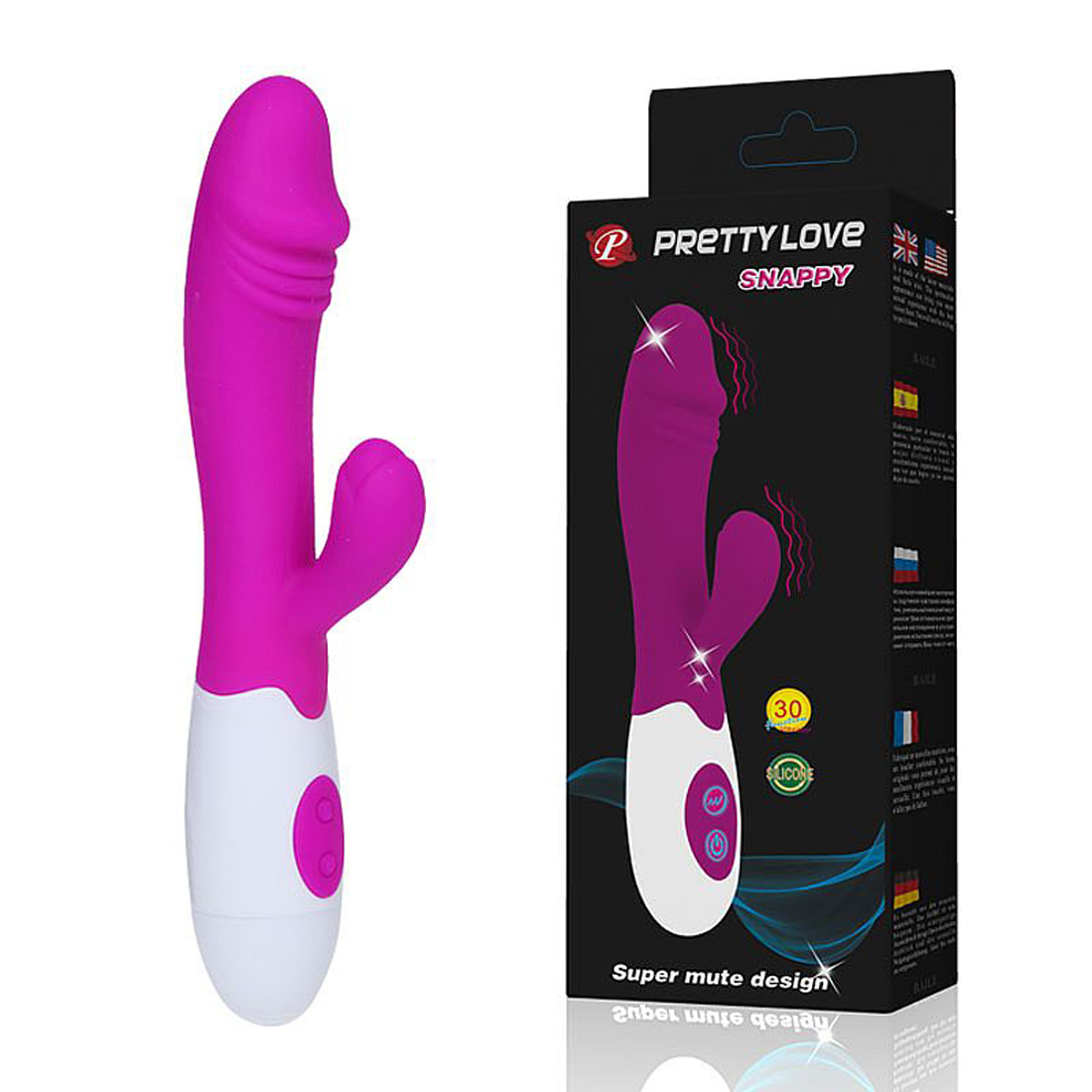 Vibrador Pretty Loce Snappy 30 Vibrações - Roxo