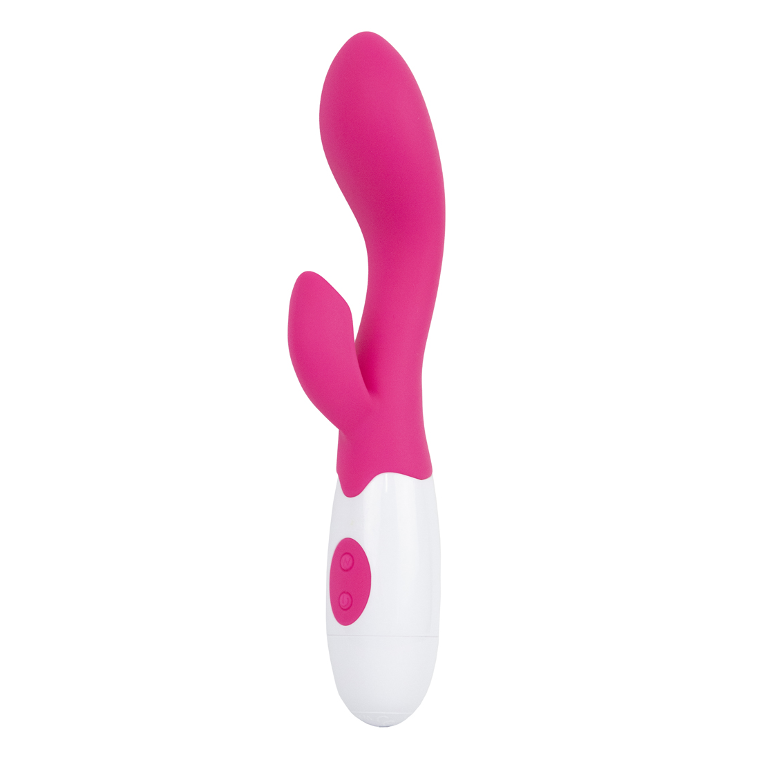 Vibrador Ponto G c/ Estimulador de Clitóris Brighty - 30 Vibrações Rosa