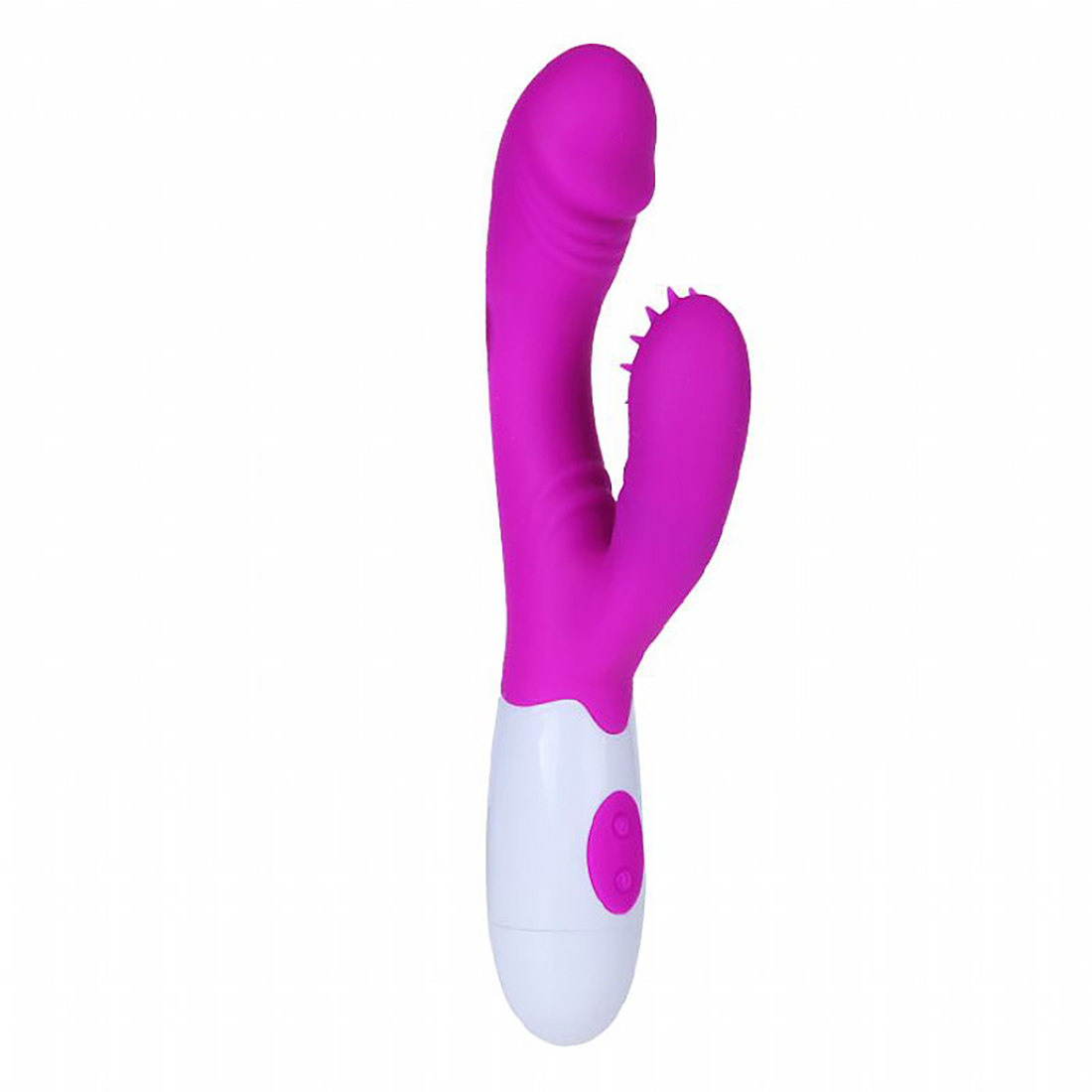 Vibrador com Movimento no Clitóris a Pilha Pretty Love André - Roxo