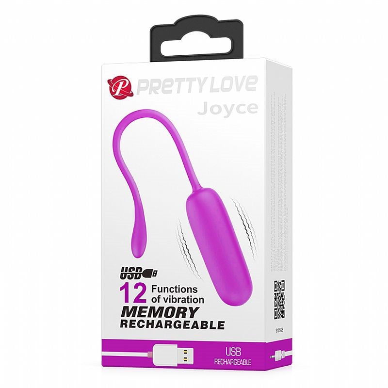 Cápsula Vibratória Recarregável com 12 Modos de Vibração - Pretty Love - Roxo