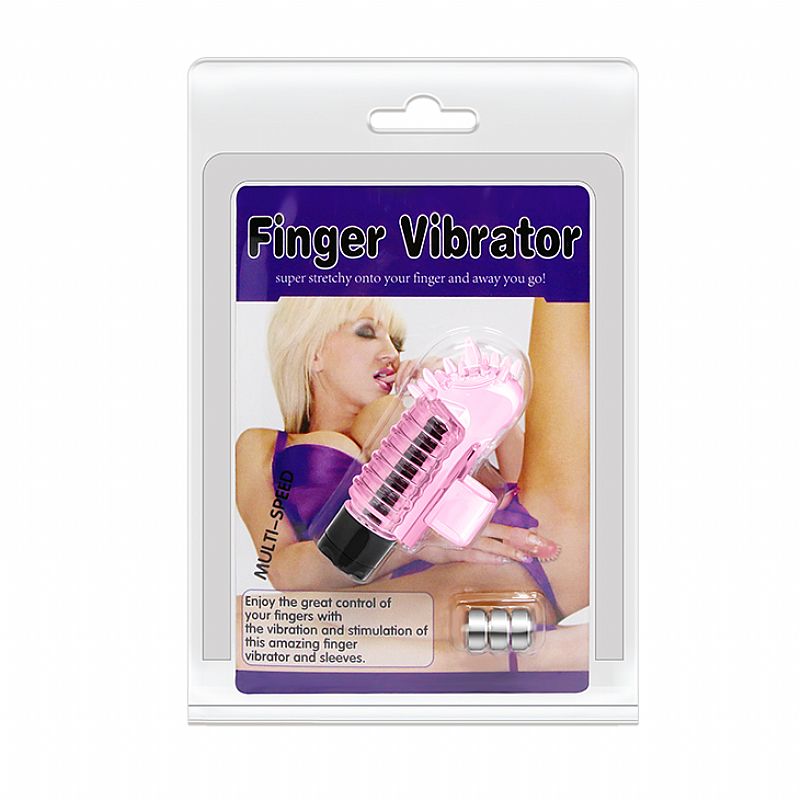 6070-RO - Dedeira Finger Vibrator - Baile - Rosa