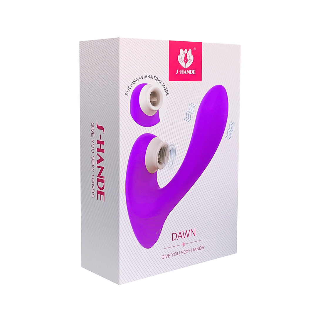 Massageador de Clitóris e Ponto G - Dawn - S-Hande - Roxo