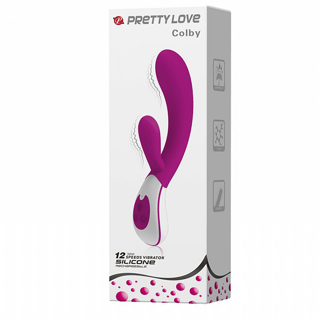 Vibrador Ponto G e Clitóris - Colby - Pretty Love