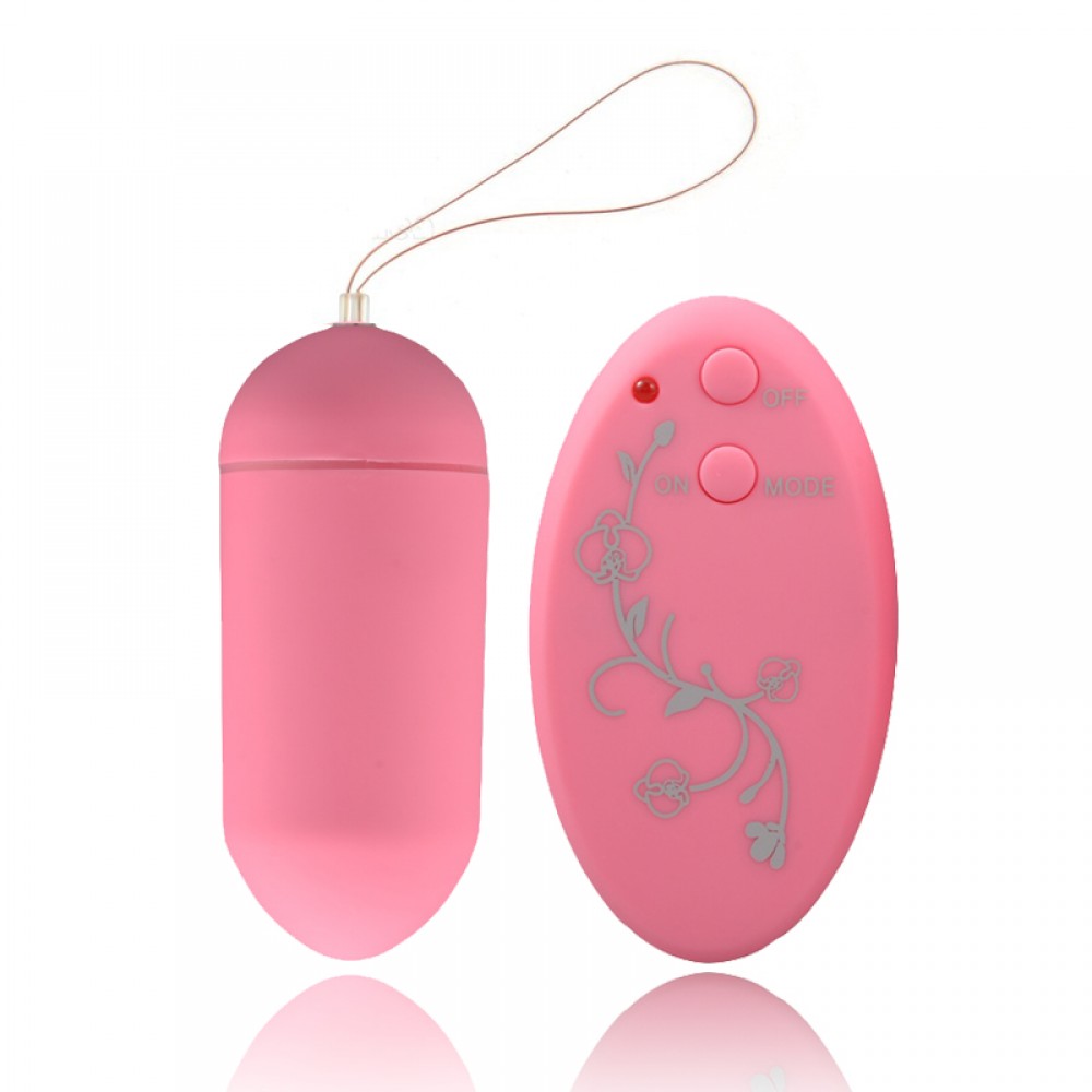 Bullet com Controle Wireless Floral 10 Vibrações - Rosa