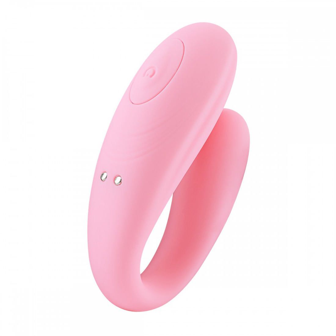 Vibrador de Casal Recarregável com Comando por APP via Bluetooth sem Controle - Rosa