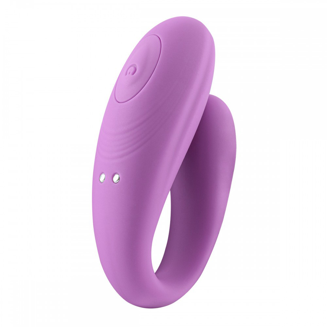 Vibrador de Casal Recarregável com comando por APP via Bluetooth sem Controle - Roxo