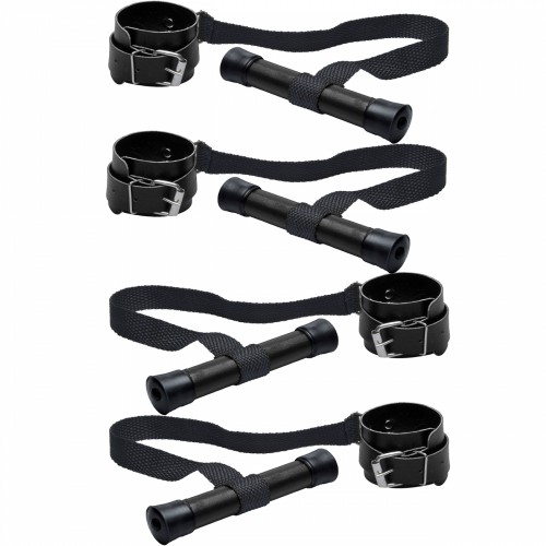 Kit Bondage para Porta c/ 4 amarras Preto