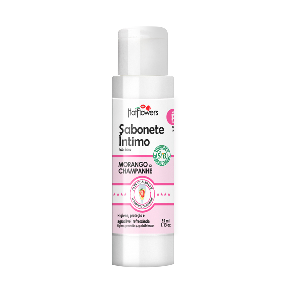 Sabonete Íntimo - Morango c/ Champanhe 35ml