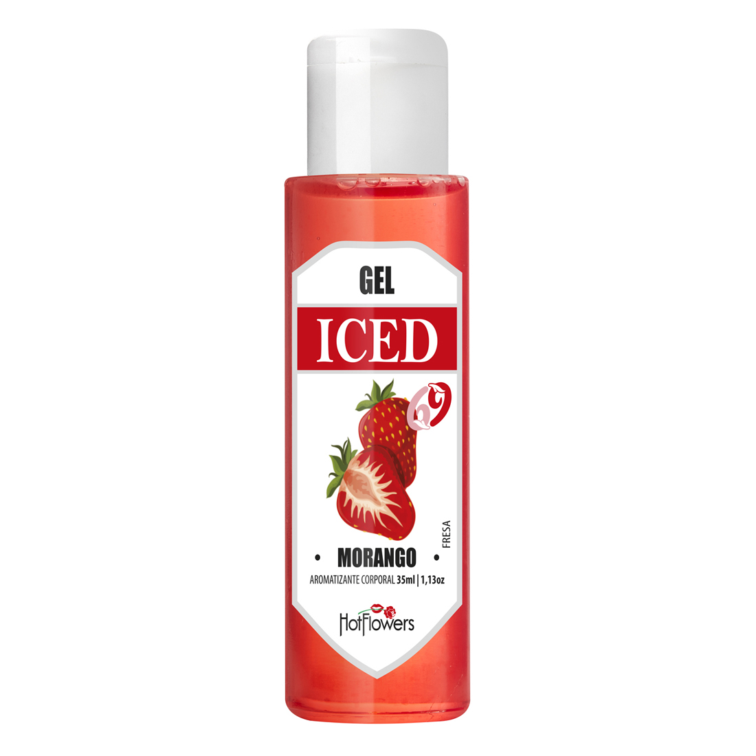 Gel Aromatizante Iced - Morango - 35ml