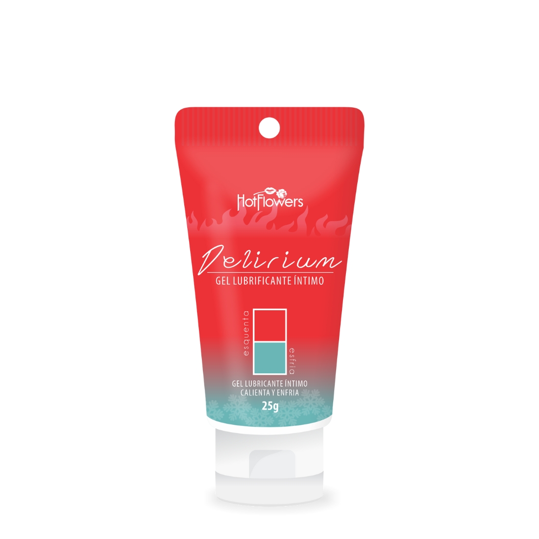 Gel Bisnaga Delirium Vermelho Esquenta Esfria 25g - Lacre