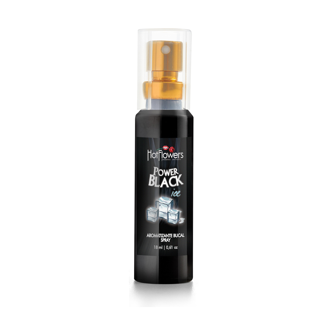 Aromatizante Bucal Power Black Ice Spray 18ml