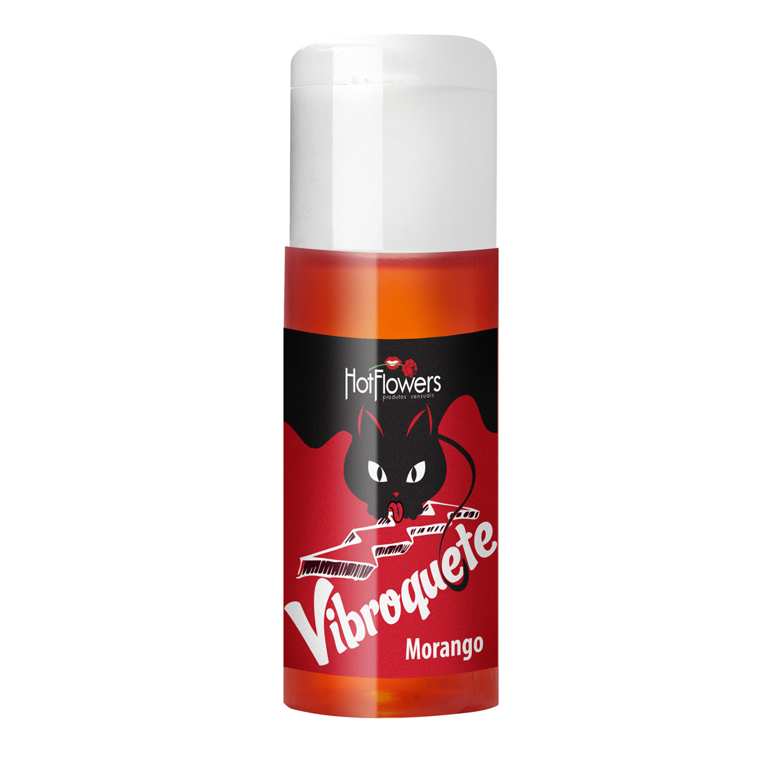 Vibroquete Vibrador Líquido Morango 12g