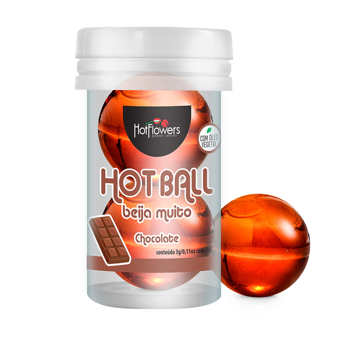 HC588 - Hot Ball Beija Muito Chocolate