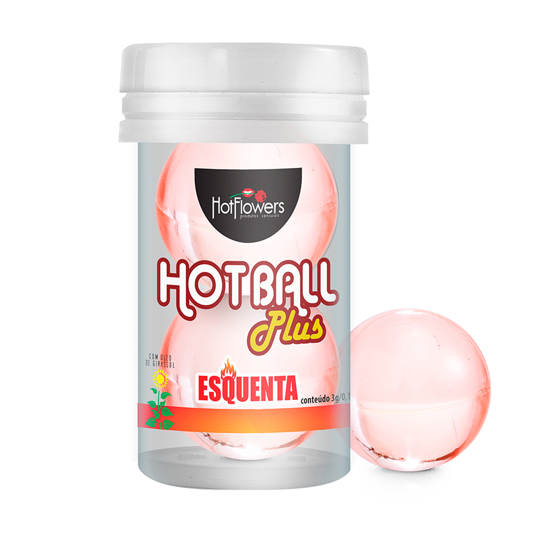 Hot Ball Plus Funcional Esquenta - c/ 2 Unidades