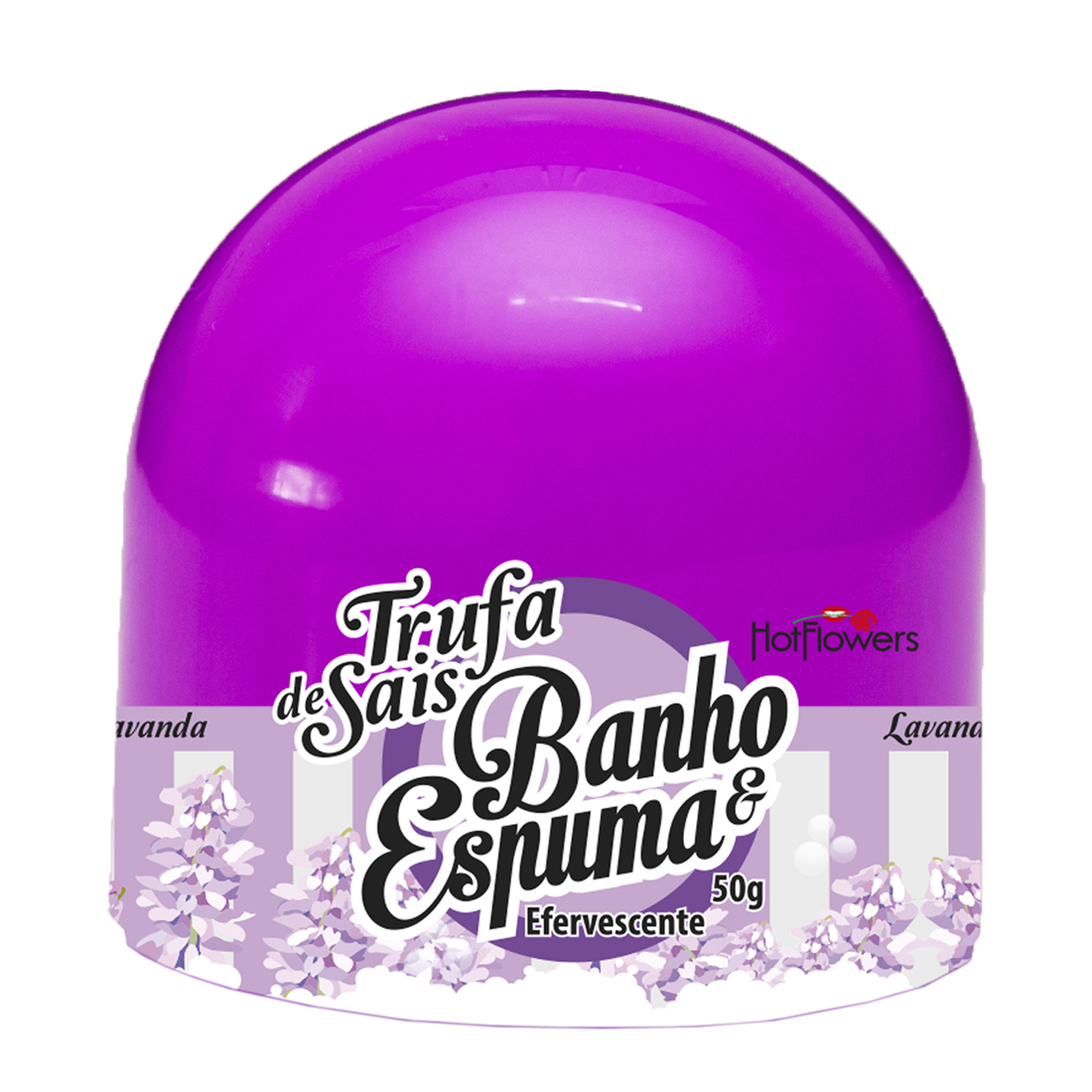 HC704 - Trufa de Sais de Banho - Lavanda Herbal - 50g