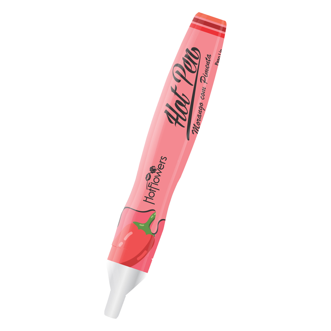 Caneta Hot Pen Morango c/ Pimenta 35g