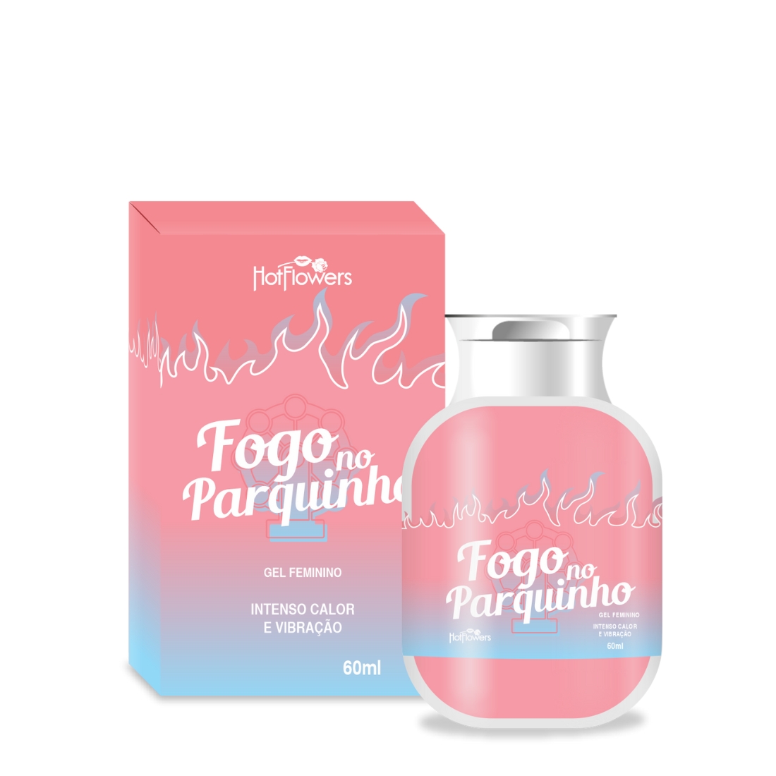 HC753 - Fogo No Parquinho Gel Masturbador Feminino - 60ml