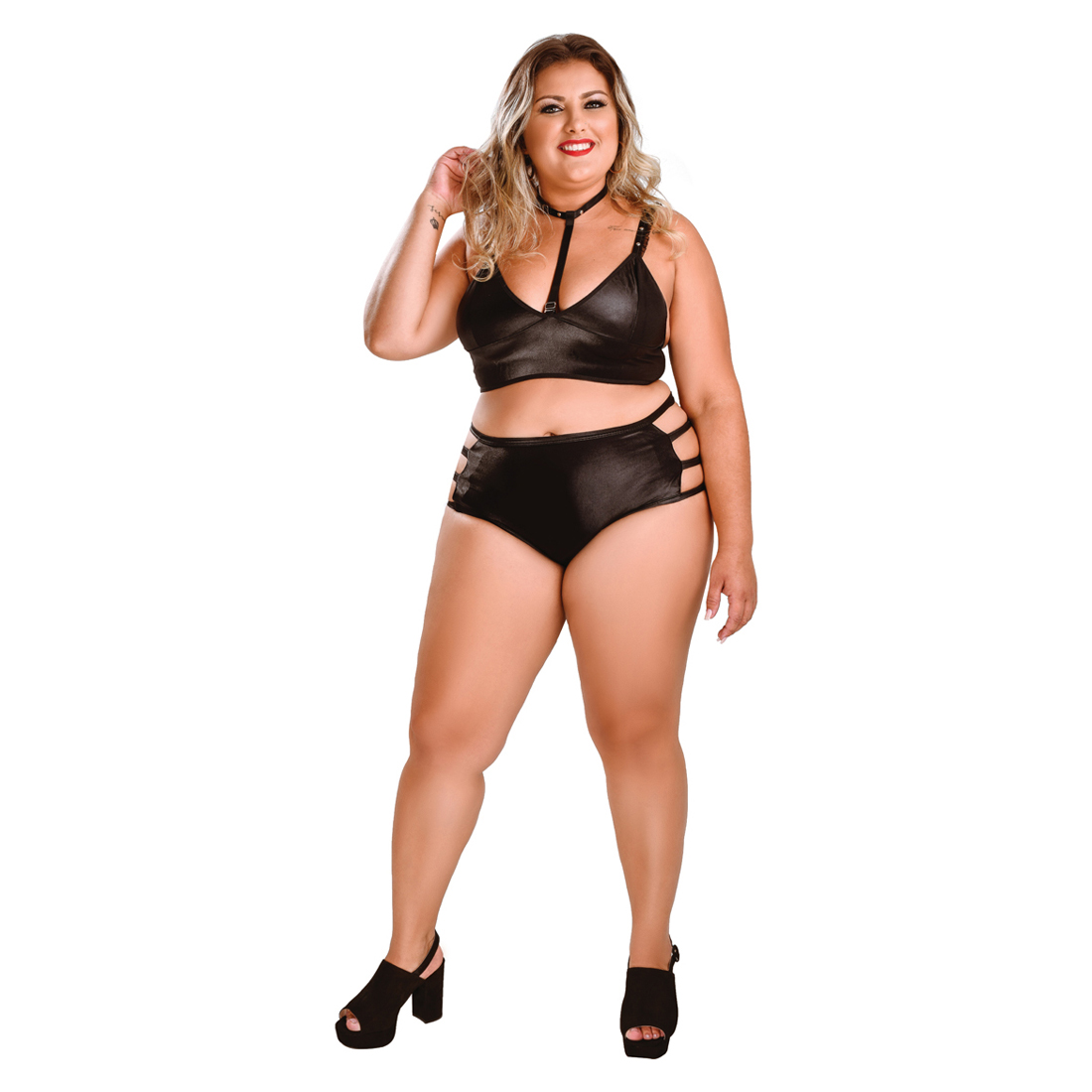 Calcinha Hot Pants - Preto - G