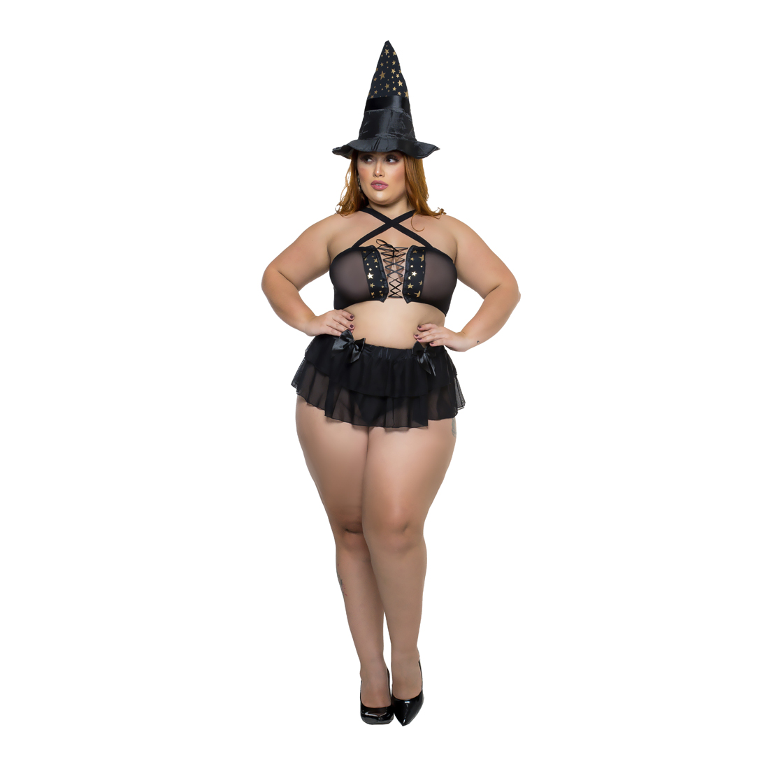 Fantasia Plus Size Bruxinha