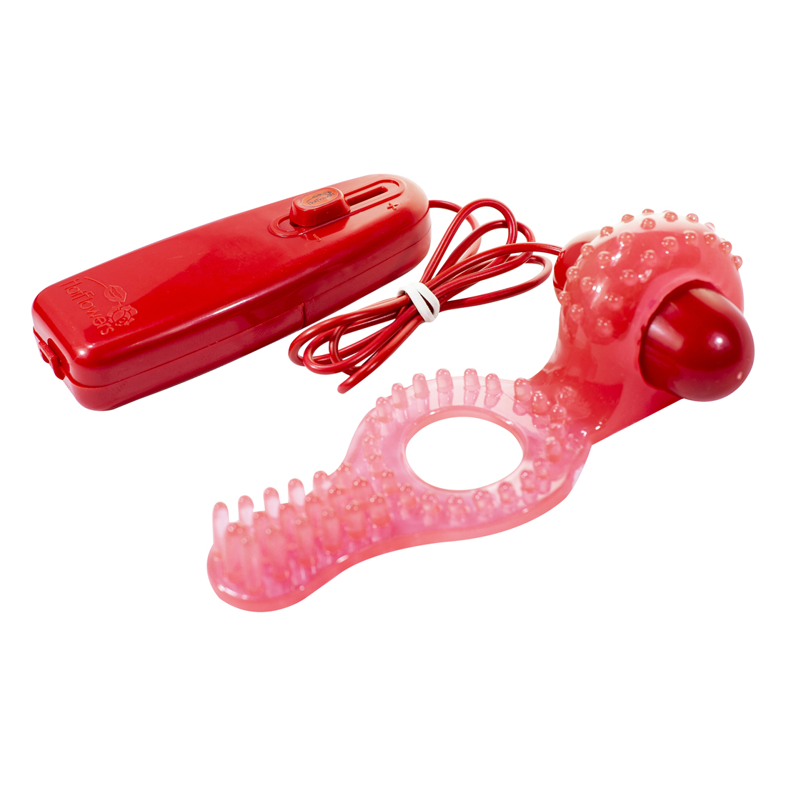 Anel Estimulador com Vibro Vermelho