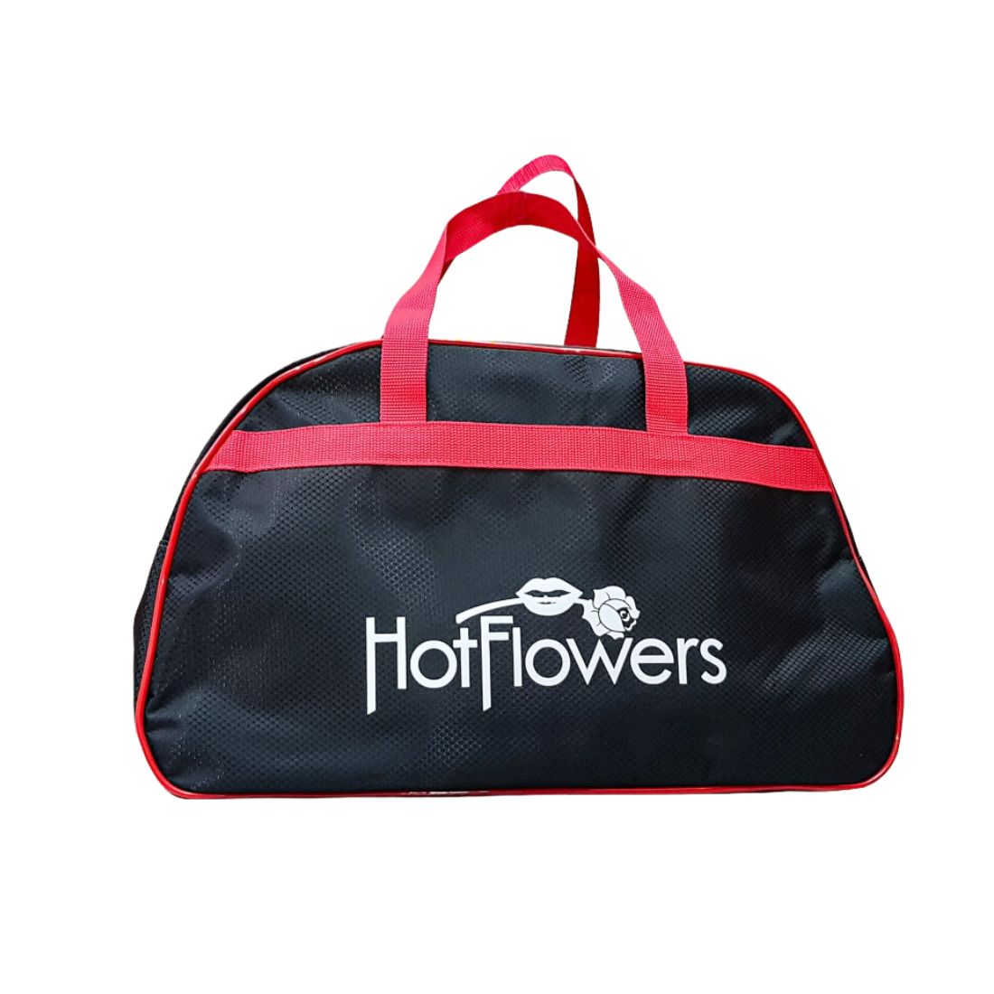 HZ656 - Bolsa Hot Flowers Preta