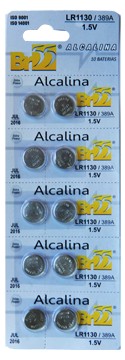 Bateria Alcalina LR 1130 1,5V c/ 10