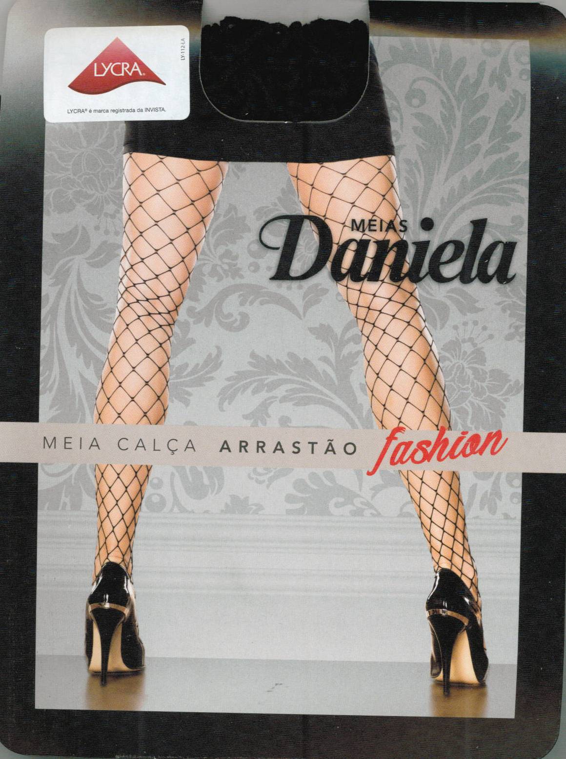 M295B - Meia Calça Arrastão Fashion - Branco - Tam U