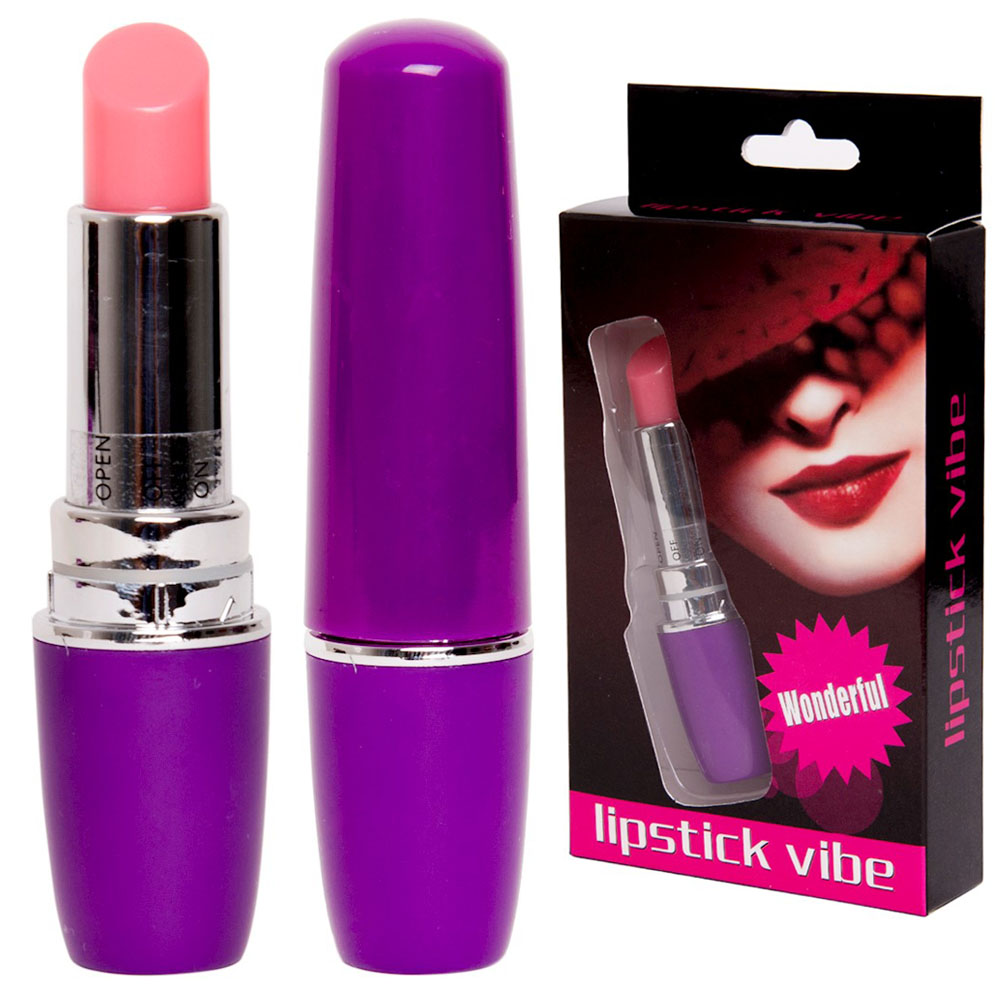 MV007RX - Vibrador em Formato de Batom - Roxo