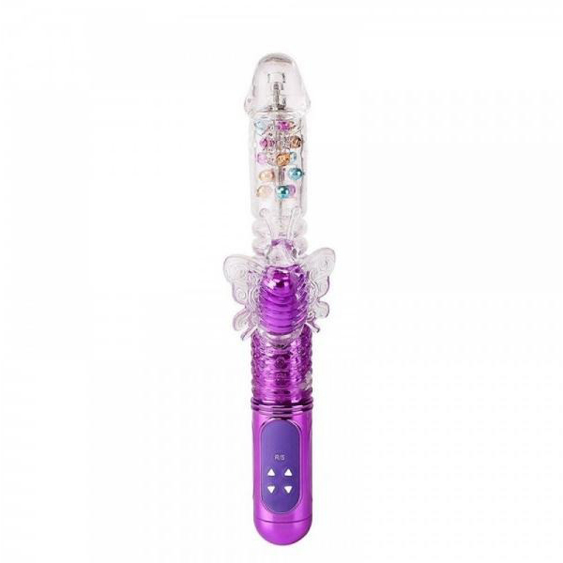 Vibrador Rotativo Recarregável Borboleta - Roxo