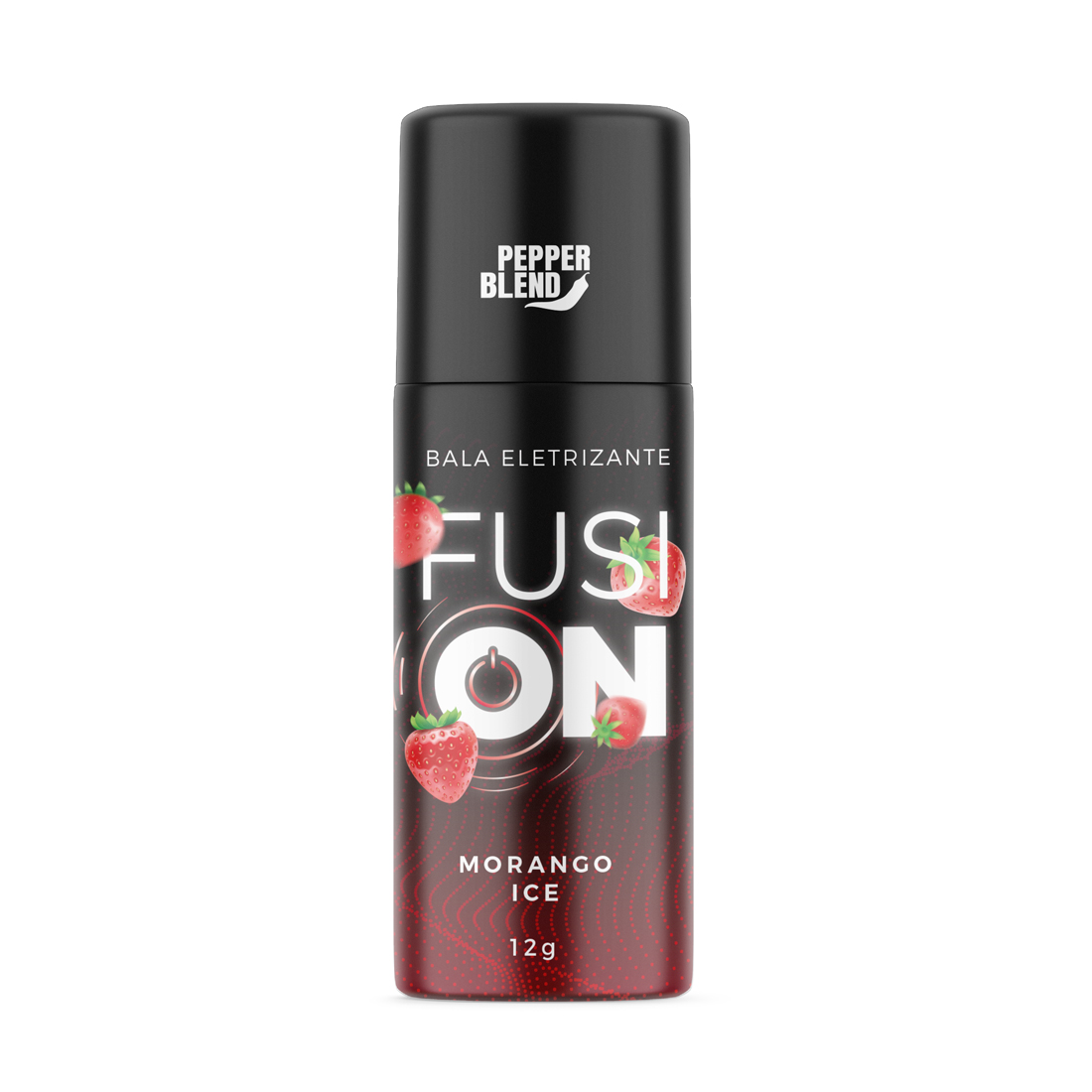 Fusion Ice - Morango - Vibrador Liquido Comestível 12g