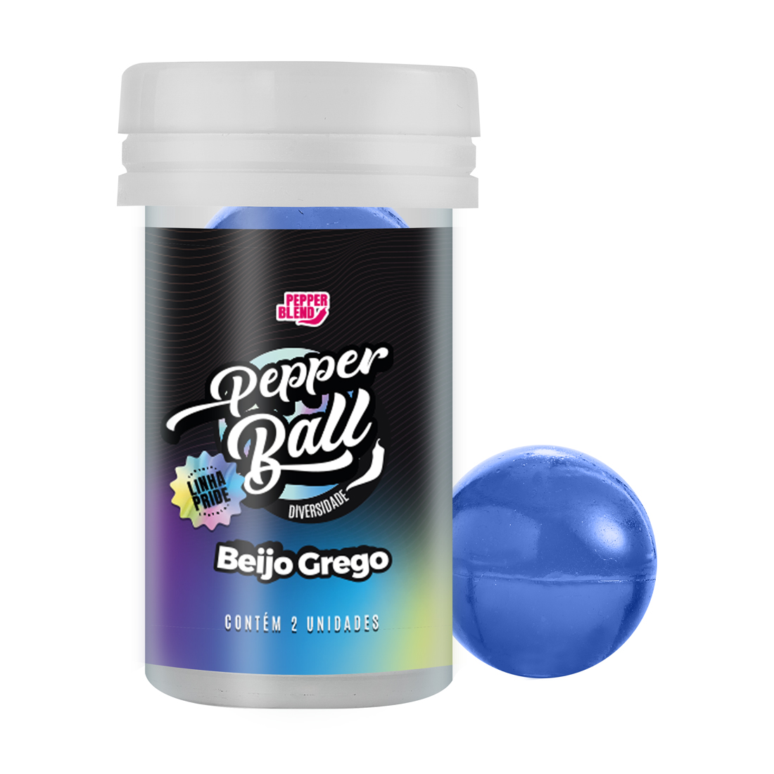 PB195 - Pepper Ball Meu Bumbum Beijo Grego c/ 2un