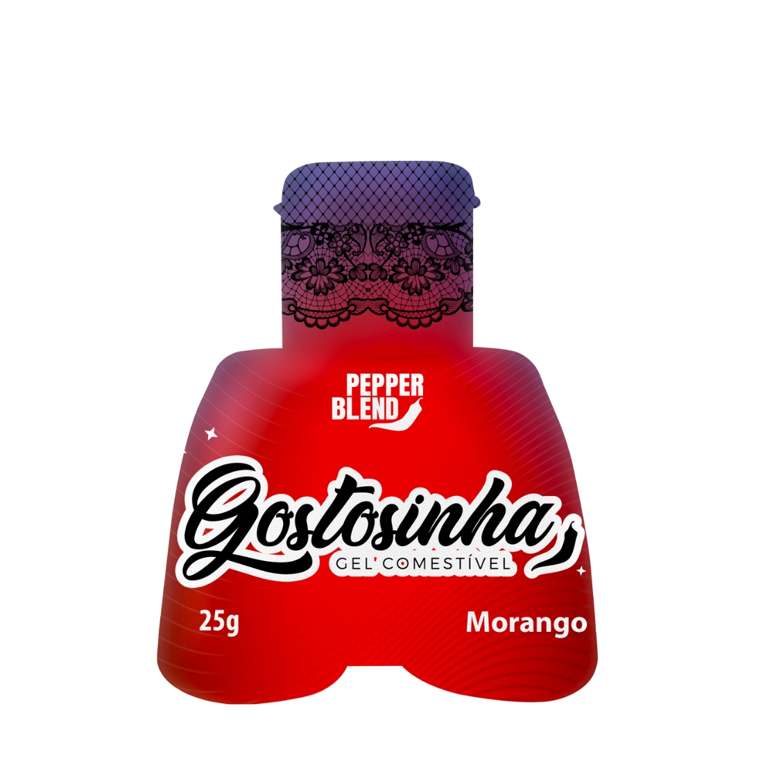 Gostosinha - Gel Comestivel Morango Hot Ice 25g