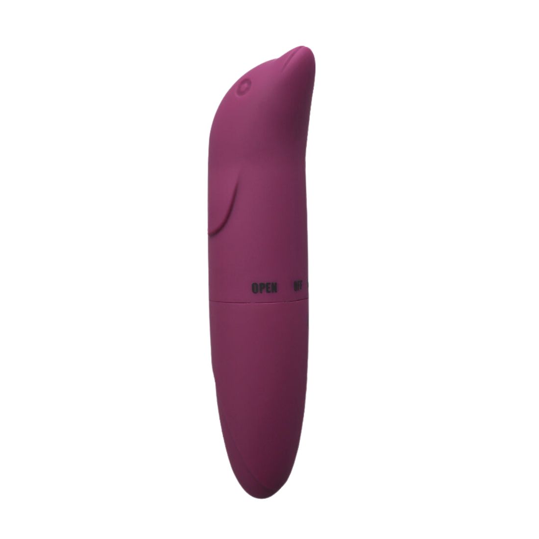 Vibrador Ponto G com Formato de Golfinho - Vinho (6178)