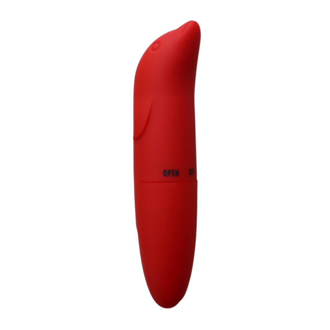 Vibrador Ponto G com Formato de Golfinho - Vermelho (6178)