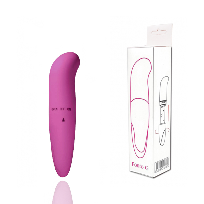 Vibrador Ponto G com Textura Aveludada - Magenta (5131)