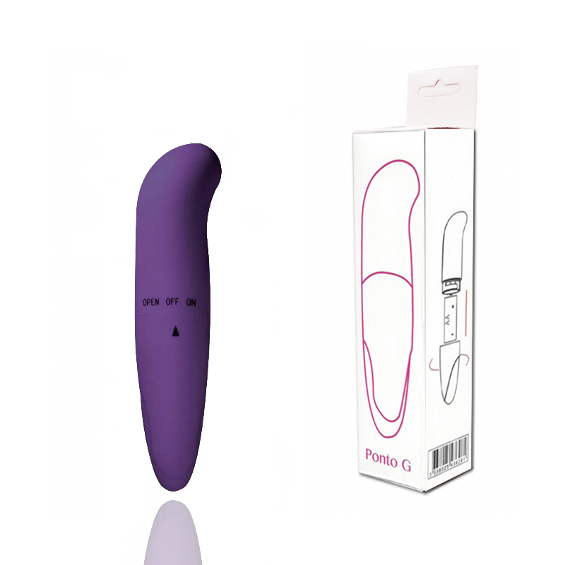 Vibrador Ponto G com Textura Aveludada - Roxo (5131)