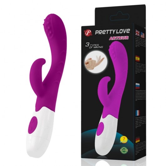 Vibrador Ponto G com função Pulsante e 7 Vibrações - Pretty Love Arthur