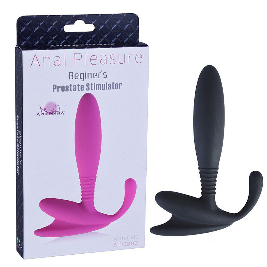 Estimulador de Próstata em Silicone Preto