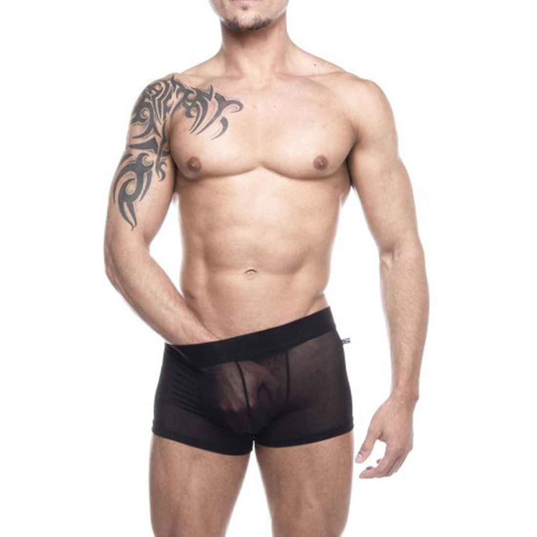 Boxer Tule - cor Preto