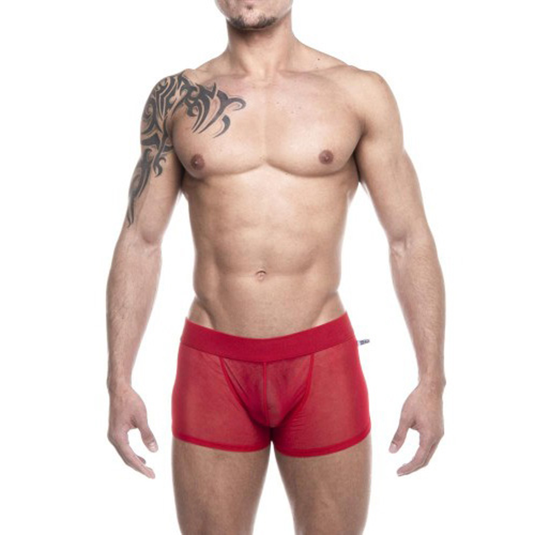 Boxer Tule - cor Vermelho