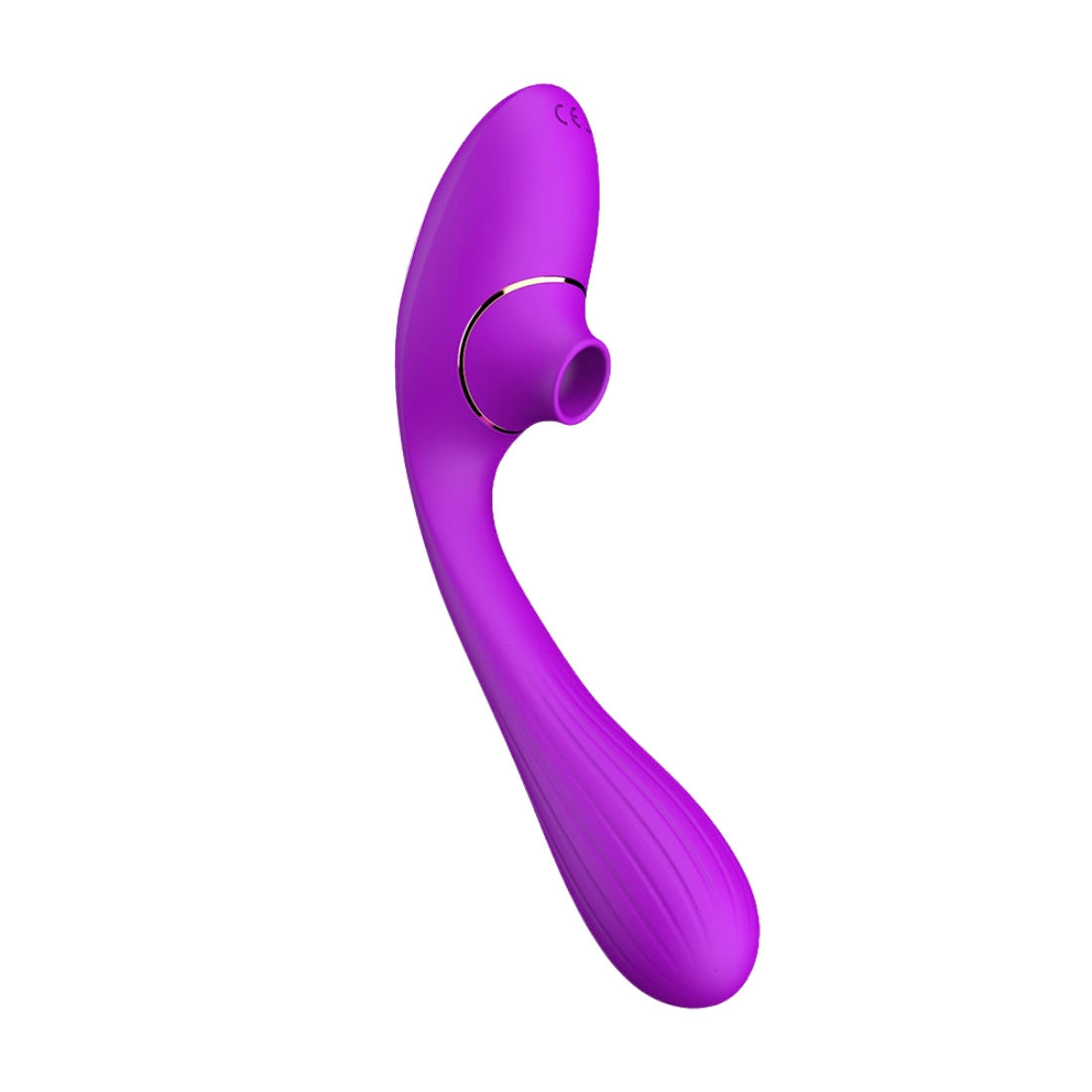 Estimulador Clitoriano Com Sucção e Vibrador Recarregável - Roxo